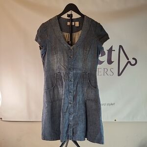 DKNY Blue Denim Mini Dress